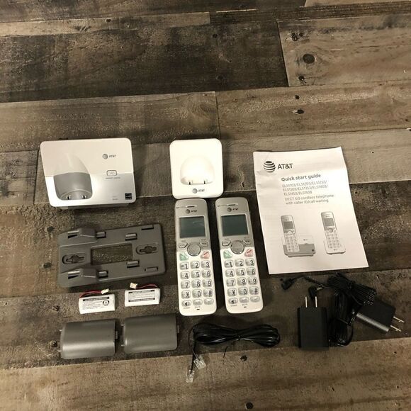 AT&T EL51203 2 handset cordless answering system with caller ID - Picture 7 of 9